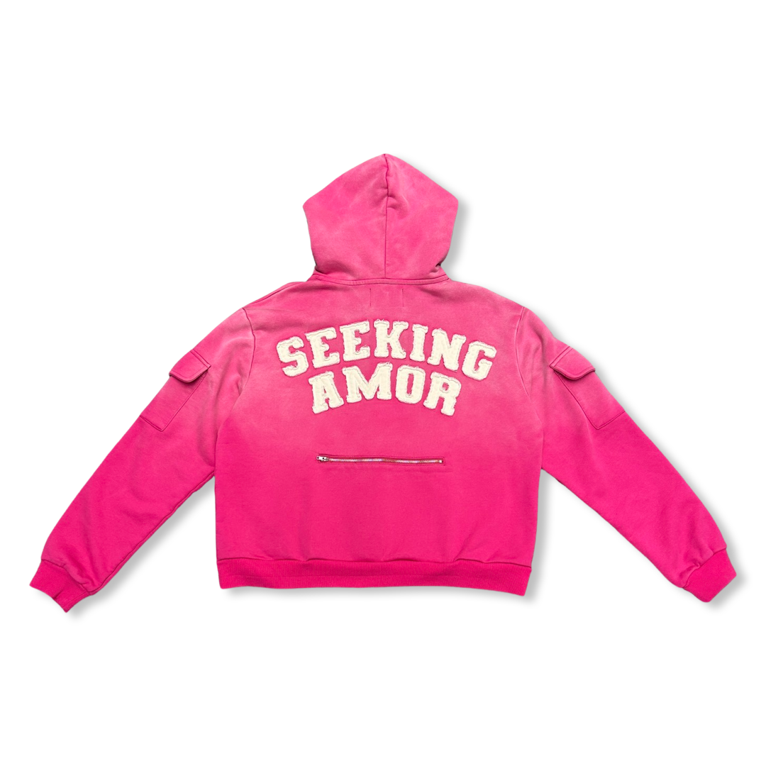 SEEKINGAMOR Ombre Pink "SET" HOODIE