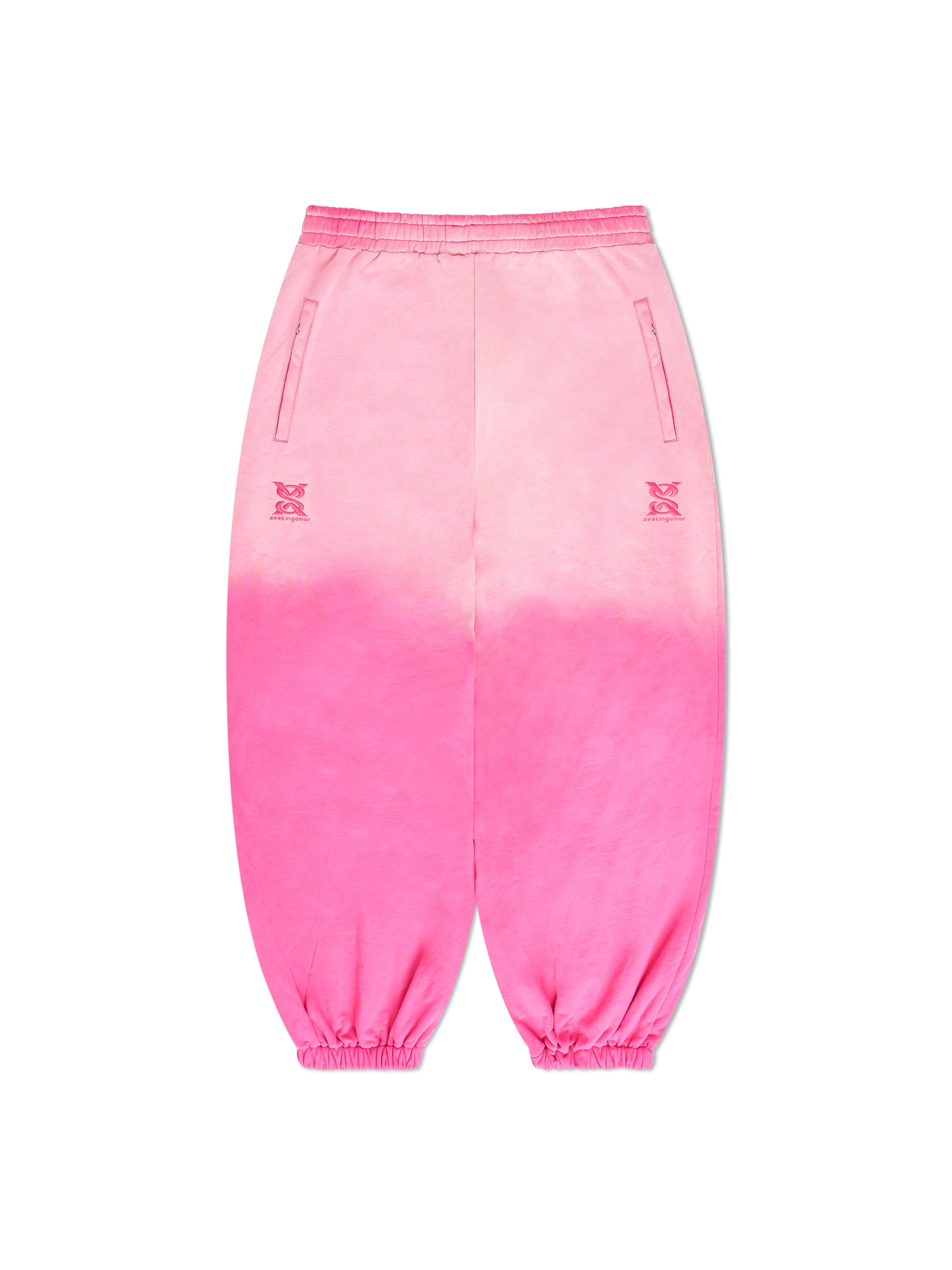 "Ombre Pink" Scrunch Sweatpant