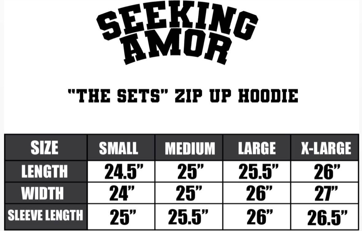 SEEKINGAMOR Azul "SET" HOODIE