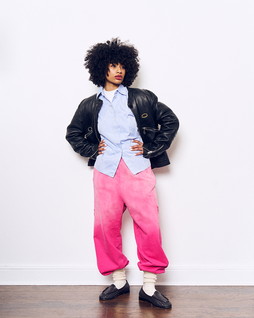 "Ombre Pink" Scrunch Sweatpant