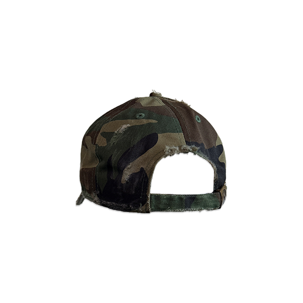 "Distressed Camo" Amor Cap