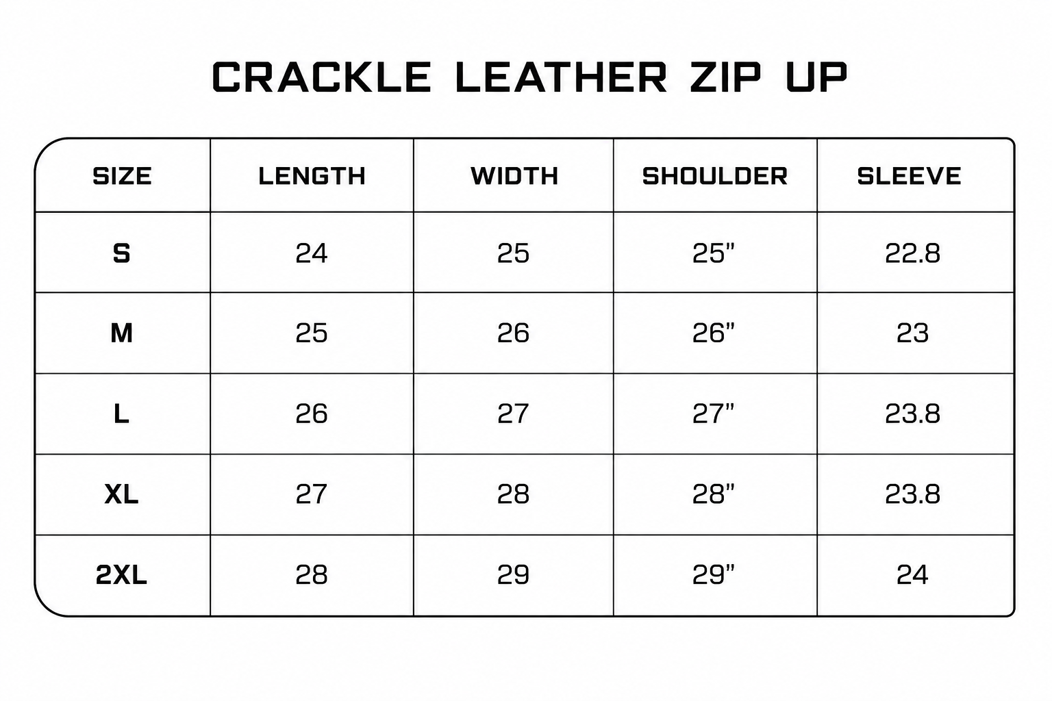 Crackle Leather Zip Up