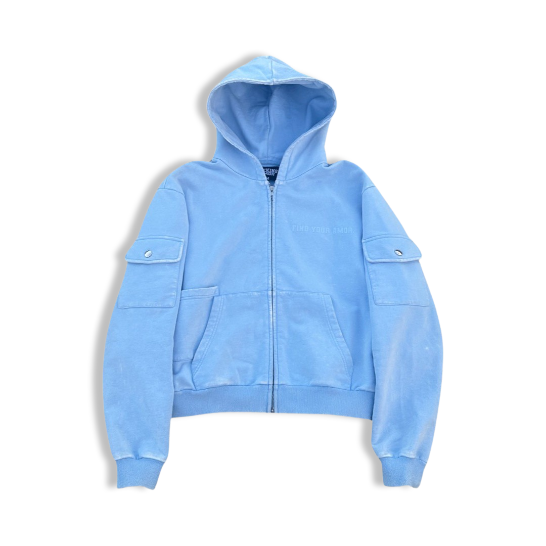 SEEKINGAMOR Azul "SET" HOODIE